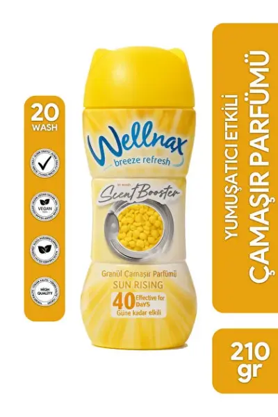 Wellnax Çamaşır Parfümü Sarı 210gr