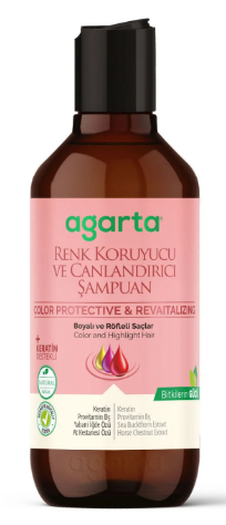 Agarta Doğal Şampuan Renk Koruyucu&Canlan. 400ml