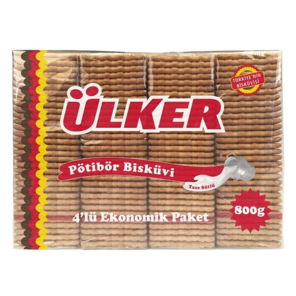 Ülker Pötibör Bisküvi 4x200gr