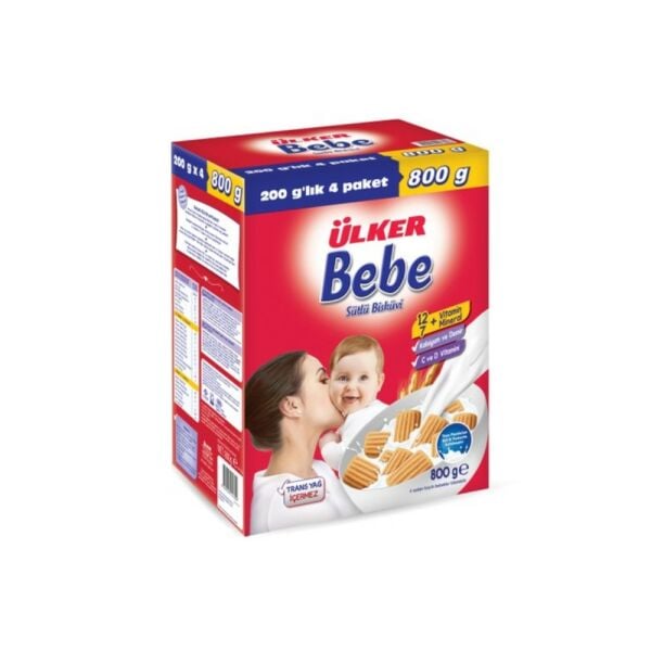 Ülker Bebe Bisküvi 4x200gr