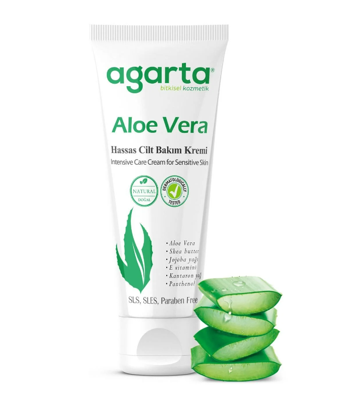 Agarta Doğal Aloevera Kremi 75ml