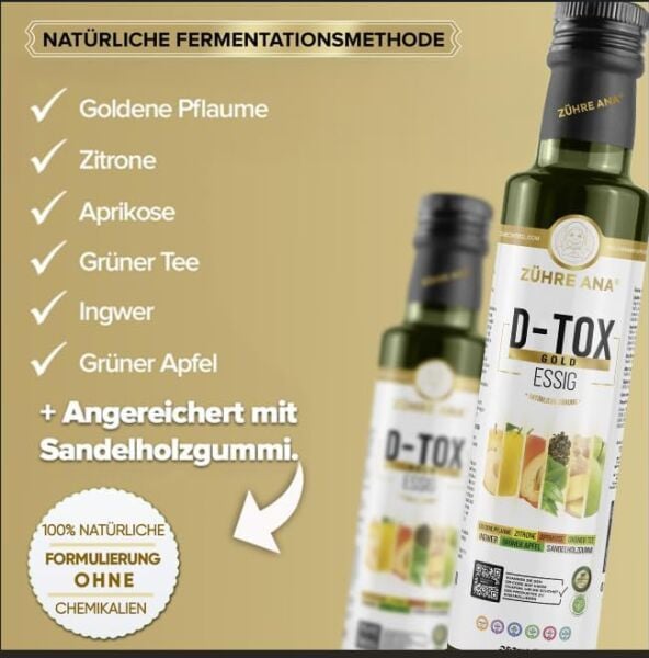 Zühre Ana Detox Gold Sirke 250 ml