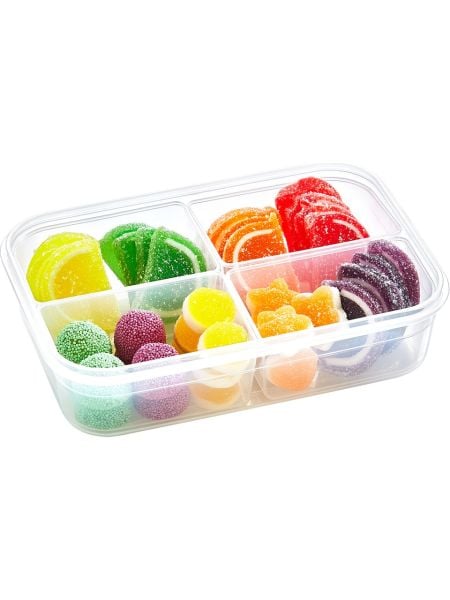 PlastArt Fresh Box Dikdörtgen Dört Bölmeli