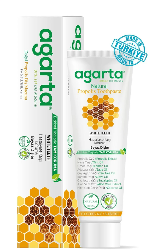 Agarta Doğal Diş Macunu Propolisli 100ml