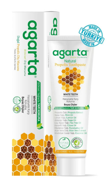 Agarta Doğal Diş Macunu Propolisli 100ml