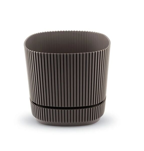 Pera Kare Saksı NO:1 Krater Kahve