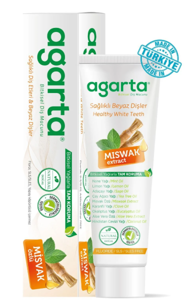 Agarta Doğal Diş Macunu Misvak Özlü 100ml