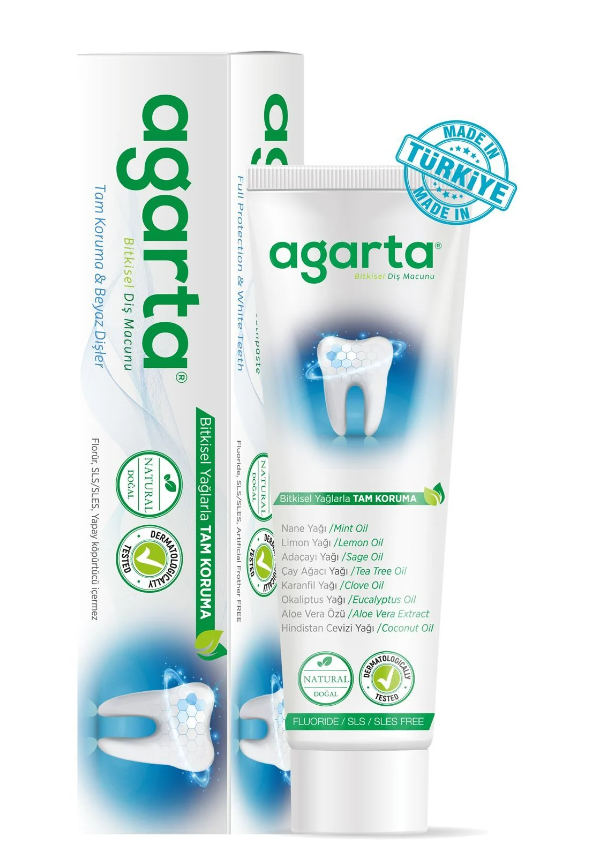 Agarta Doğal Diş Macunu Bitki Özlü 100ml
