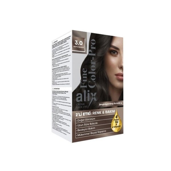 Alix Kit Saç Boyası 3.0 50ml