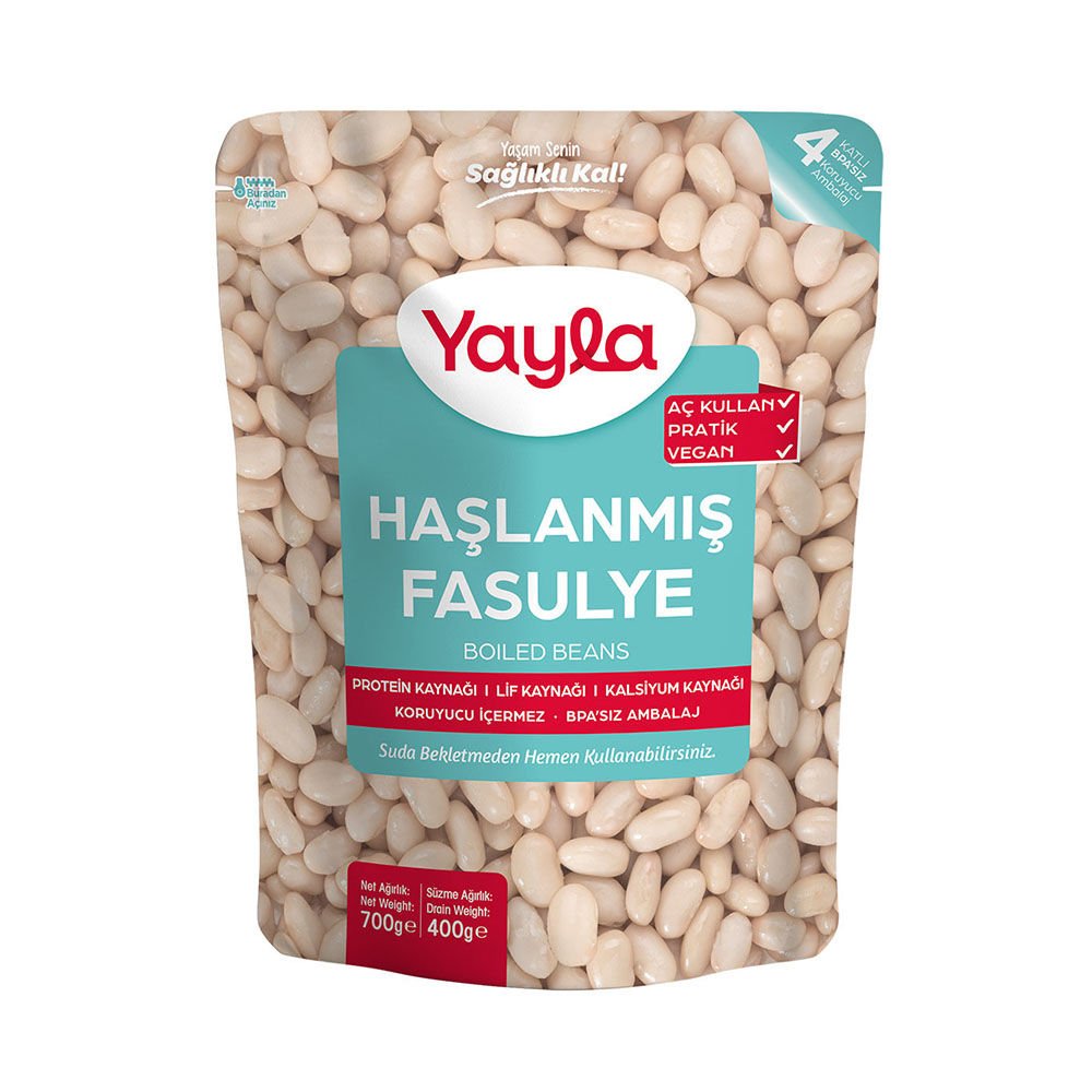 Yayla Hazır Haşlanmış Fasulye 700gr