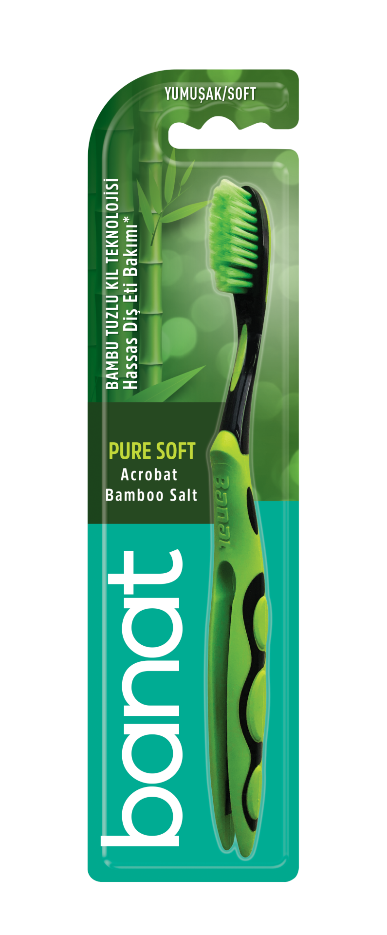 Banat Diş Fırçası Acrobat Bamboo Salt