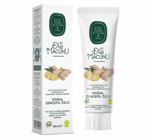 Eyüp Sabri Tuncer Diş Macunu Zencefil Özlü 90ml