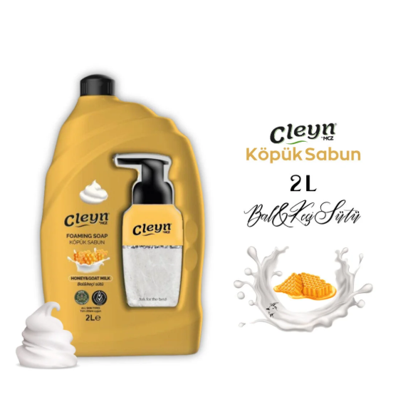 Cleyn Köpük Sabun Bal Keçi Sütlü 2 Litre
