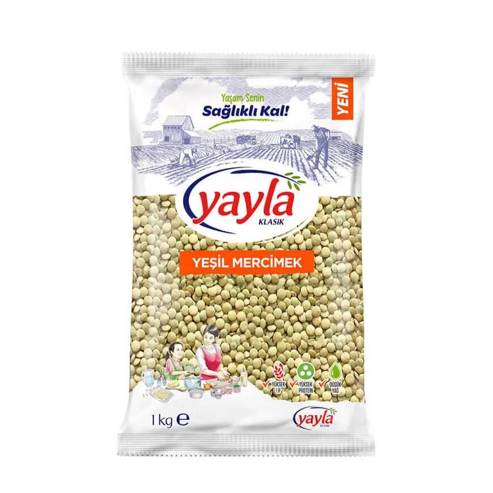 Yayla Yeşil Mercimek 1kg