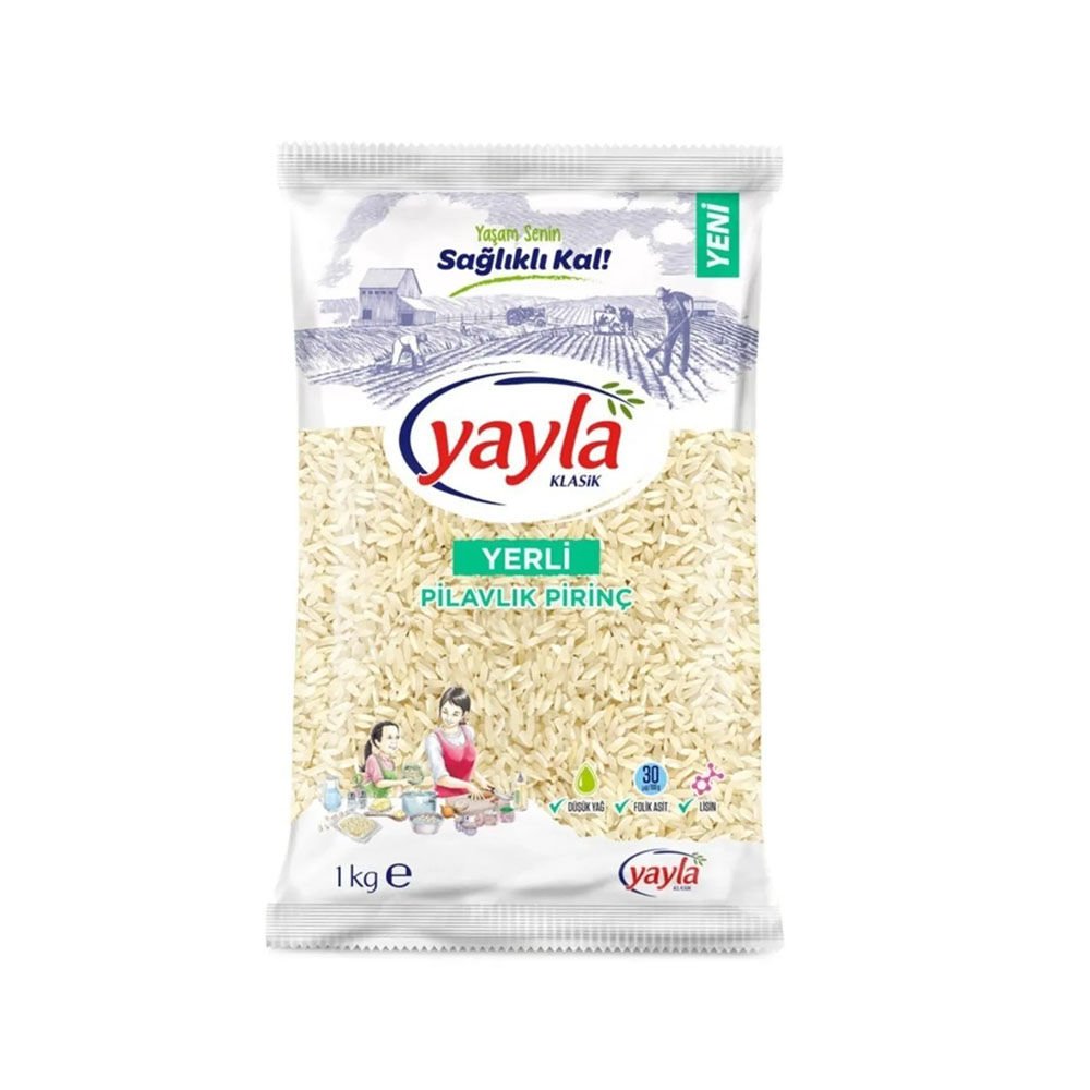 Yayla Yerli Pilavlık Pirinç 1kg