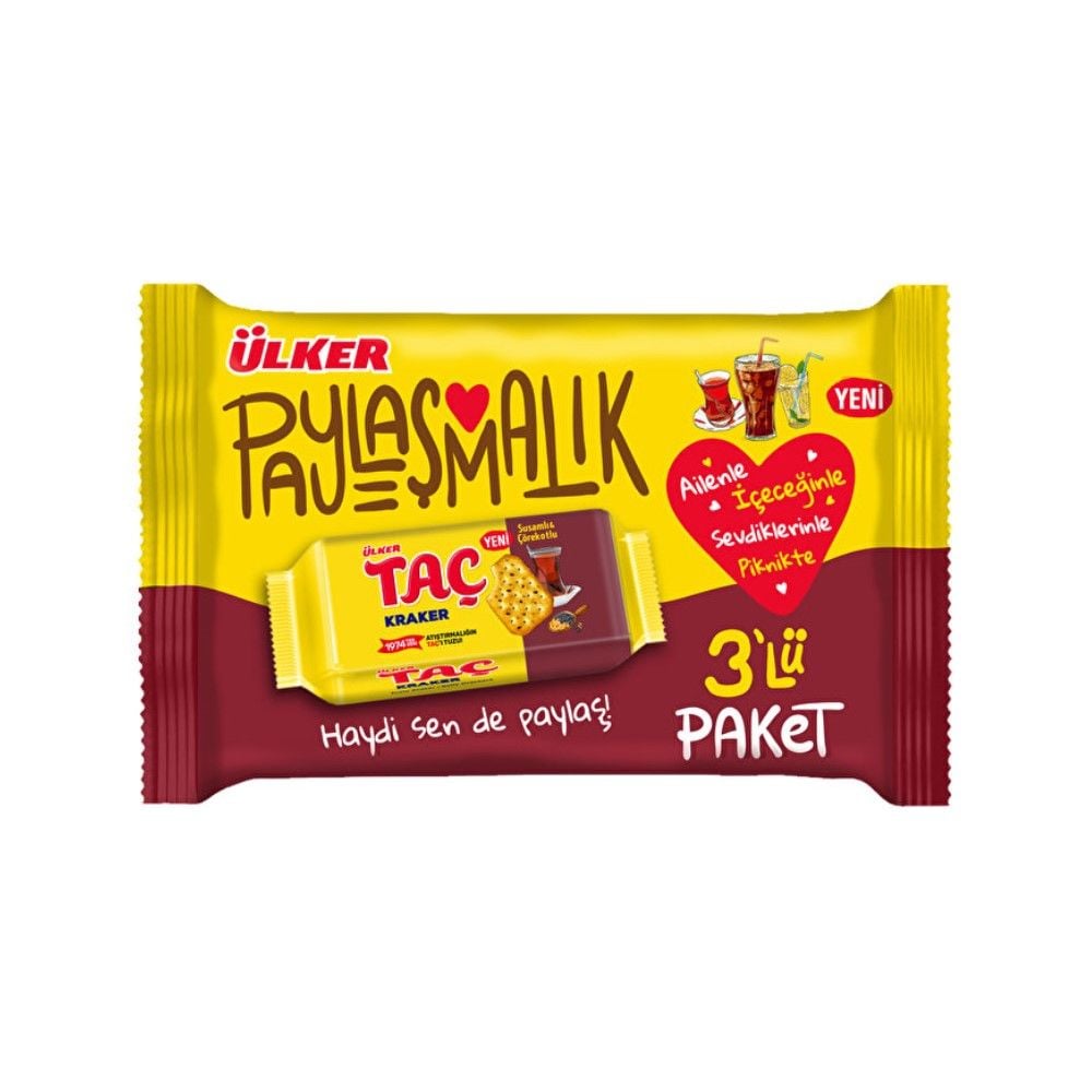 Ülker Taç Kraker Susamlı ve Çörek Otlu 228gr