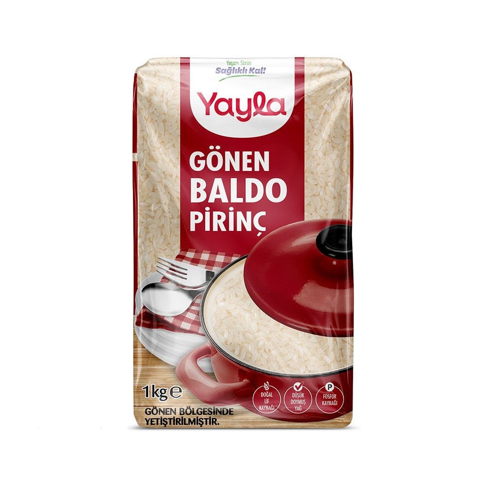 Yayla Gönen Baldo Pirinç 1kg