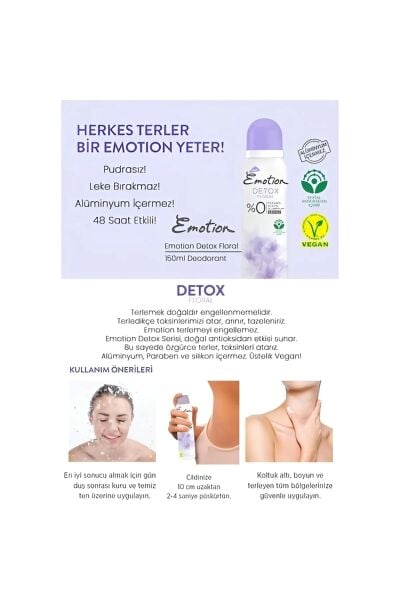 Emotion Deodorant Detox Floral 200ml