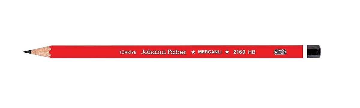Faber-Castell Köşeli Mercanlı Kurşun Kalem