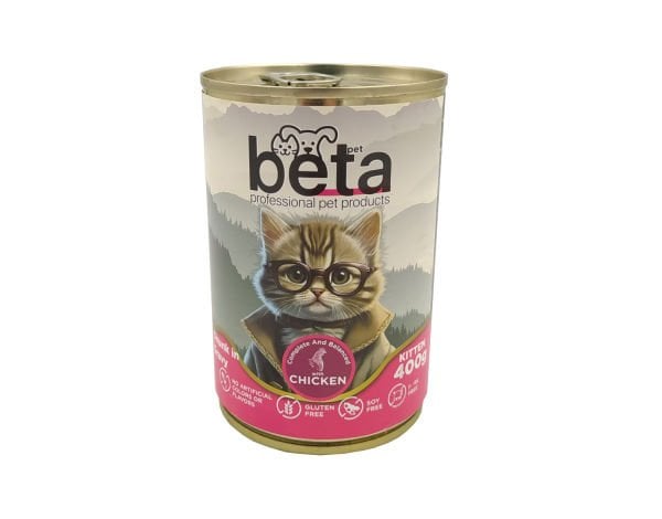 Beta Kedi Kons. Yavru Tavuklu 400gr
