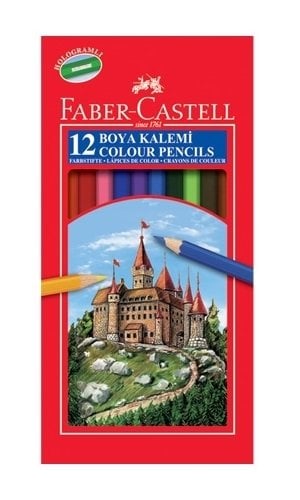 Faber-Castell Karton Kutu Boya Kalemi 12 Renk