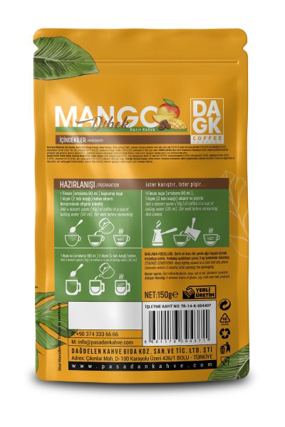 Paşadan Dibek Kahvesi  Mango 150gr