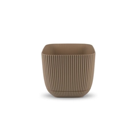 Mercan Kare Saksı No:2 Kahve