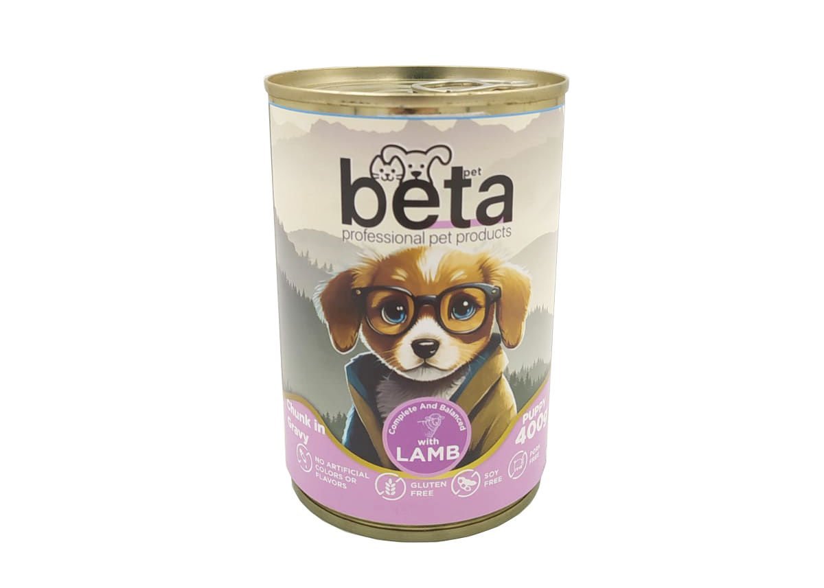 Beta Köpek Kons. Yavru Kuzulu 400gr