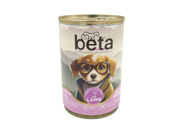 Beta Köpek Kons. Yavru Kuzulu 400gr