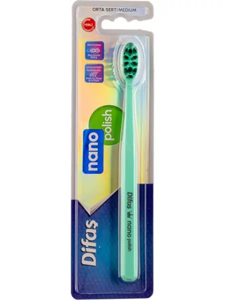 Difaş Nano Polish Diş Fırçası Orta Yumuşak