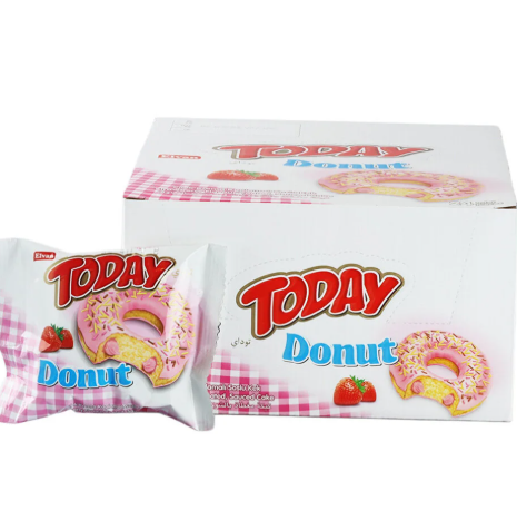 Elvan Today Donut Çilek 35gr