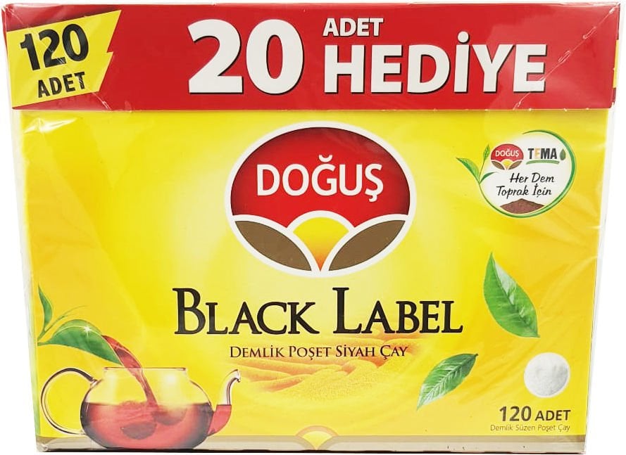 Doğuş Black Label Demlik Poşet 120x3.2gr