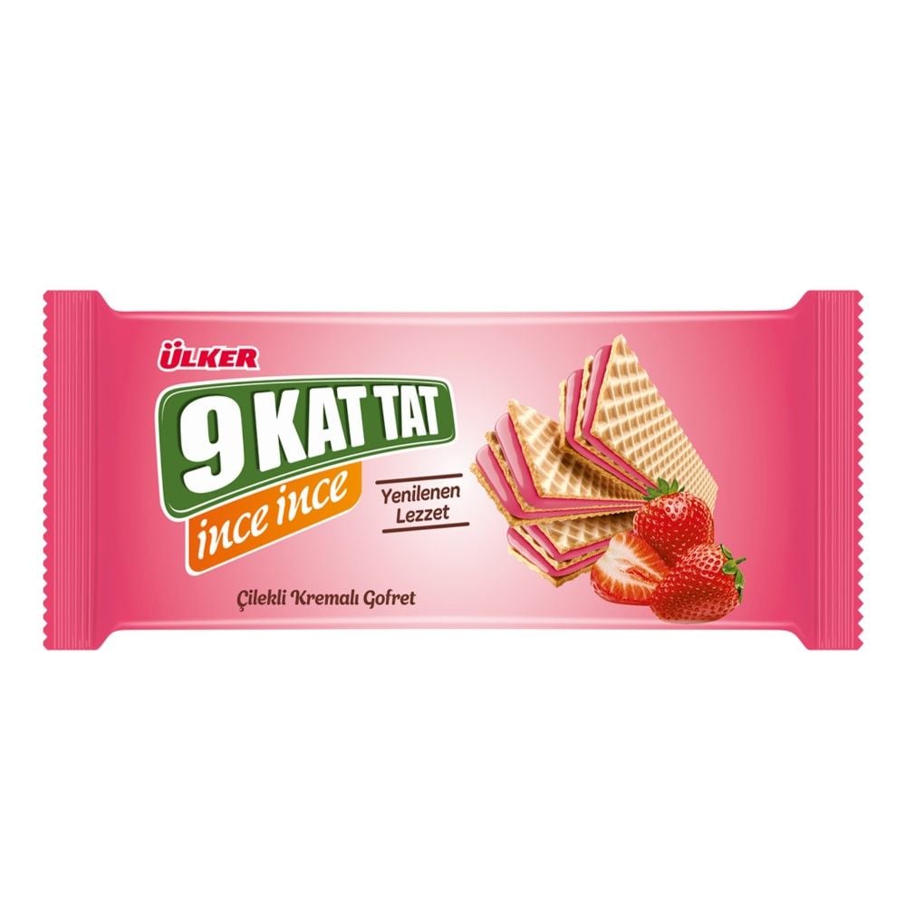Ülker 9 Kat Tat İnce İnce Çilekli 114gr