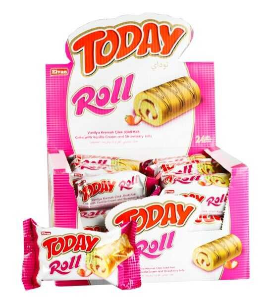 Elvan today Swiss Roll Kek Çilekli 30gr
