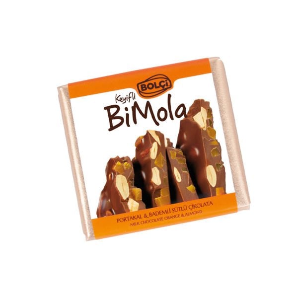 Bolçi Bi Mola Sütlü Portakal Badem Tb Çikolata 70g