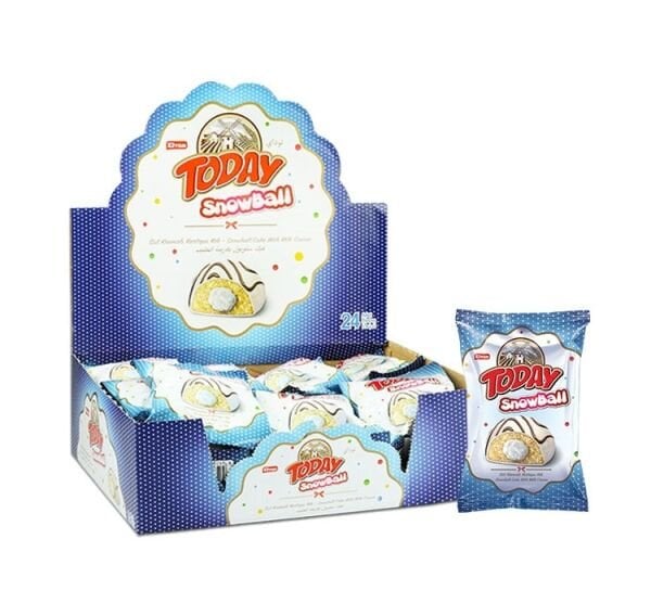Elvan today Snowball Süt Kremalı Kartopu Kek 35gr