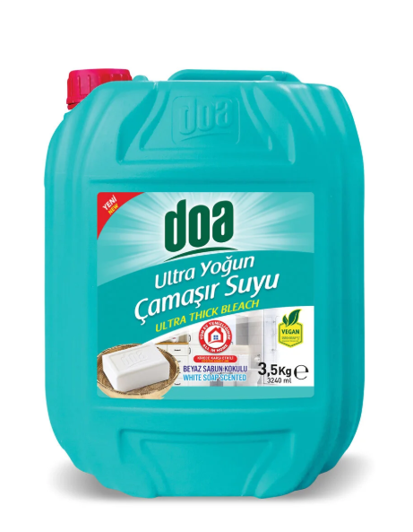 Doa Ultra Çamaşır Suyu Beyaz Sabun Kokulu 3500 ml