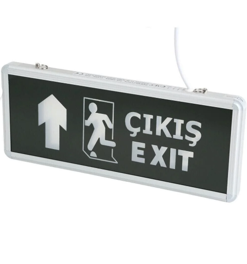 Cata CT-9166 Acil Çıkış Levhası 3 Saat Akülü