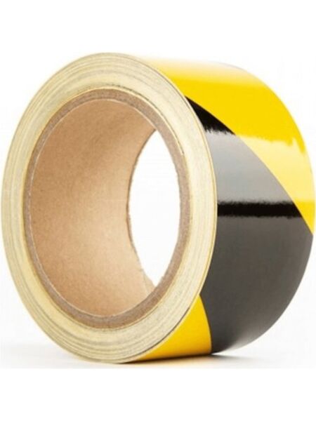 Vodaseal Pvc İşaretleme Bandı SarıSiyah 50mmx30mt