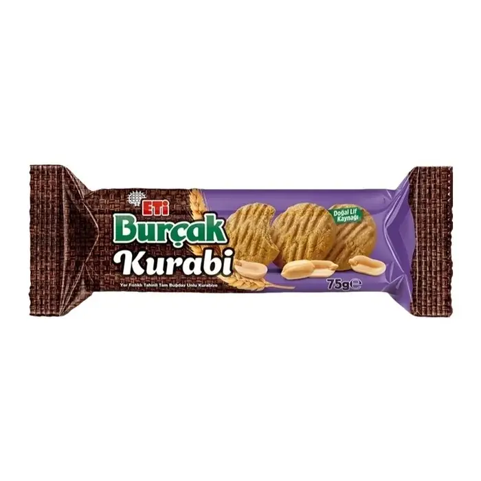 Eti Burçak Kurabi Yer Fıstıklı Tahinli 75 gr