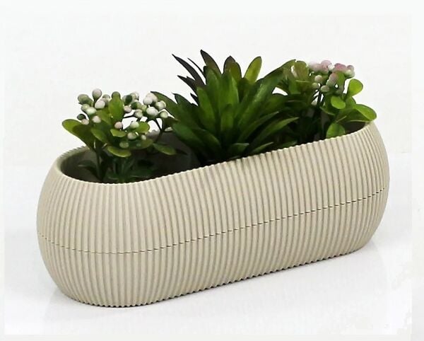 Mercan Uzun Saksı No:2 Bej