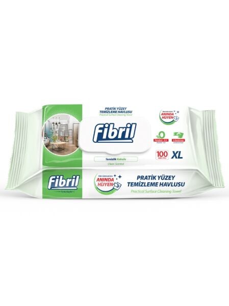 Fibril Yüzey Temizleme Temizlik Kokulu 100lü
