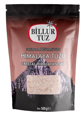 Billur Öğütme Himalaya Tuzu Poşet 500gr