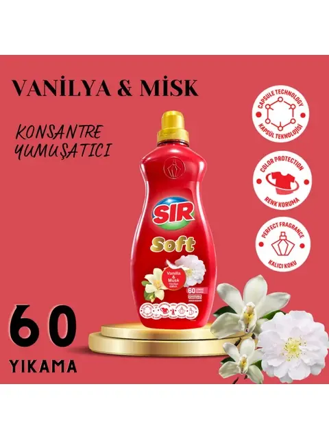 Sır Kons.Yumuşatıcı Vanilya & Misk 1440ml