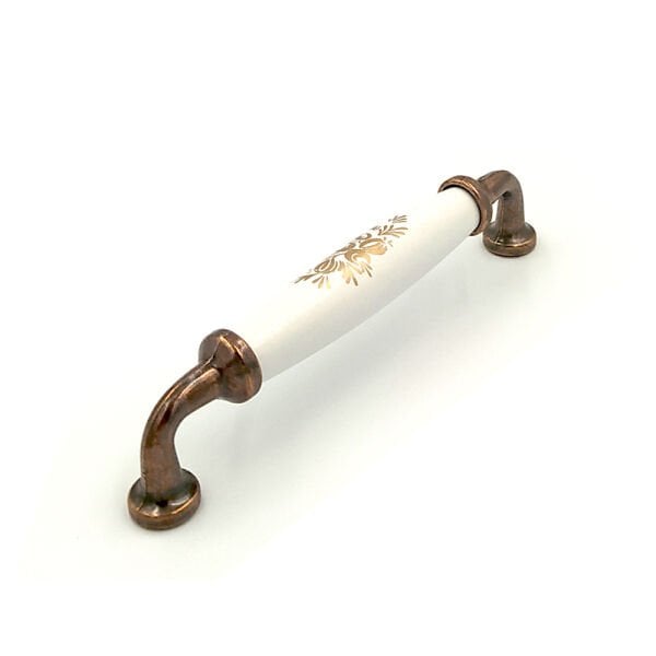 Metax K975 Plas Porselen Kulp 128mm Antik Bakır