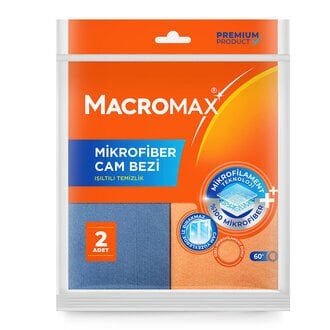 Macromax Mikrofiber Cam Bezi 2 li