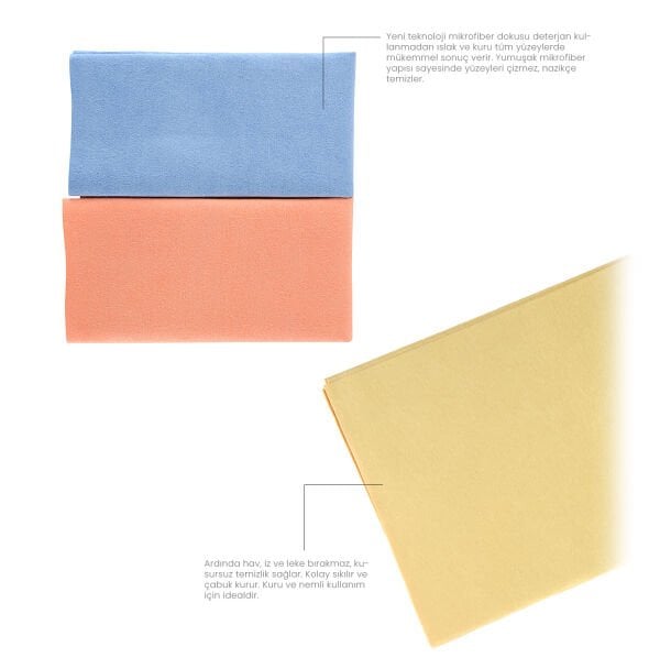 Macromax Mikrofiber Cam Bezi 2 li