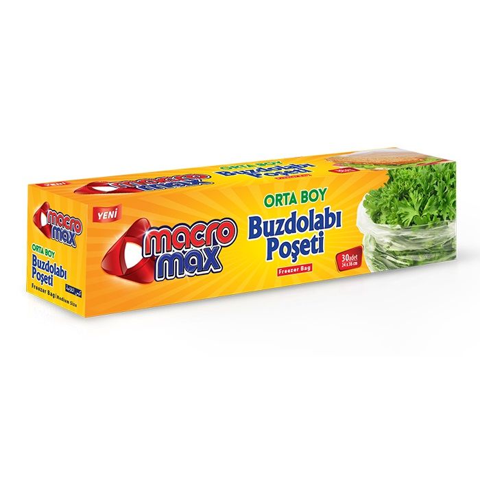 Macromax Buzdolabı Poşeti Orta Boy
