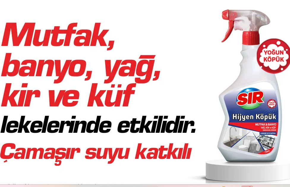 Sır Hijyen Köpük  Mutfak&Banyo Sprey Fresh 750ml