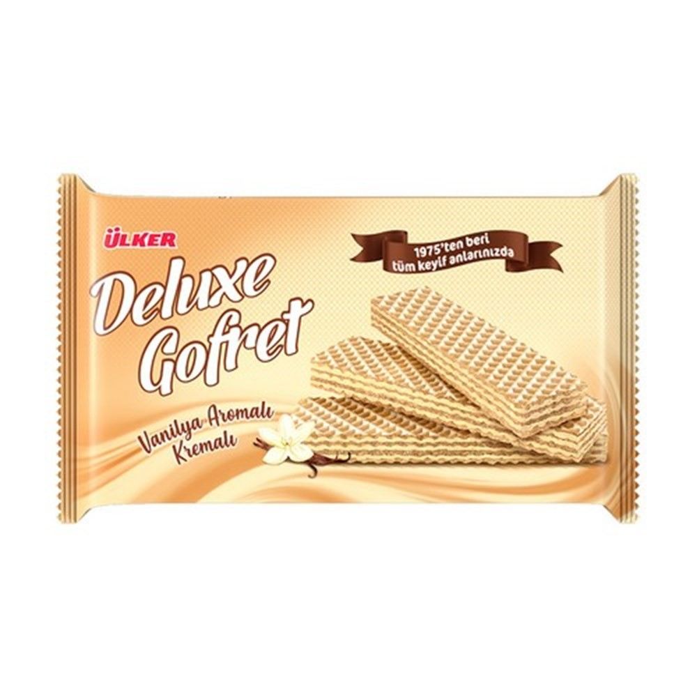 Ülker Deluxe Gofret Vanilyalı 220gr